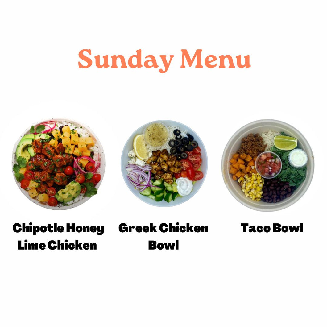 Sunday 12 Meal Package